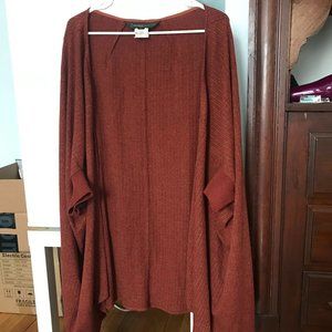 OVERSIZE SHRUG LONG CARDIGAN SIZE 160cm/S-M